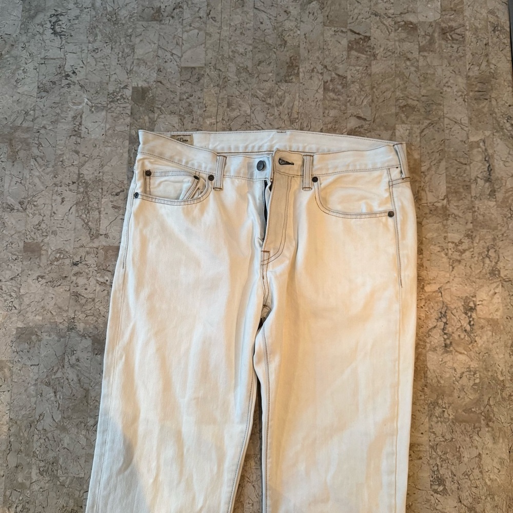 Men's Cream Jeans